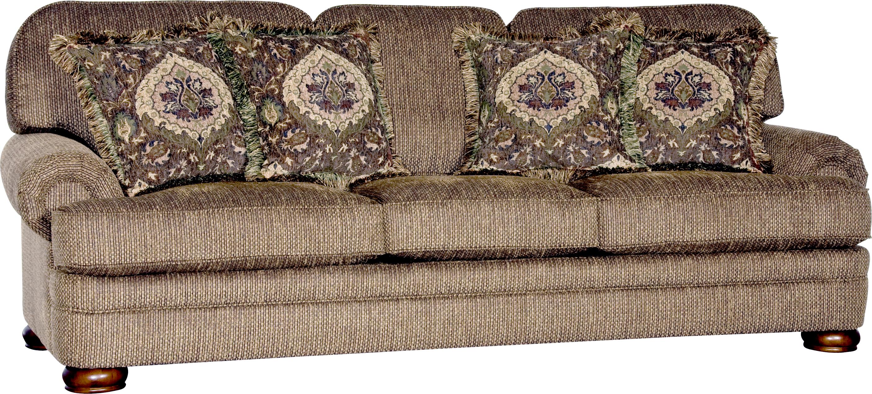 Mayo 3620 Traditional Stationary Sofa Howell Furniture Sofas